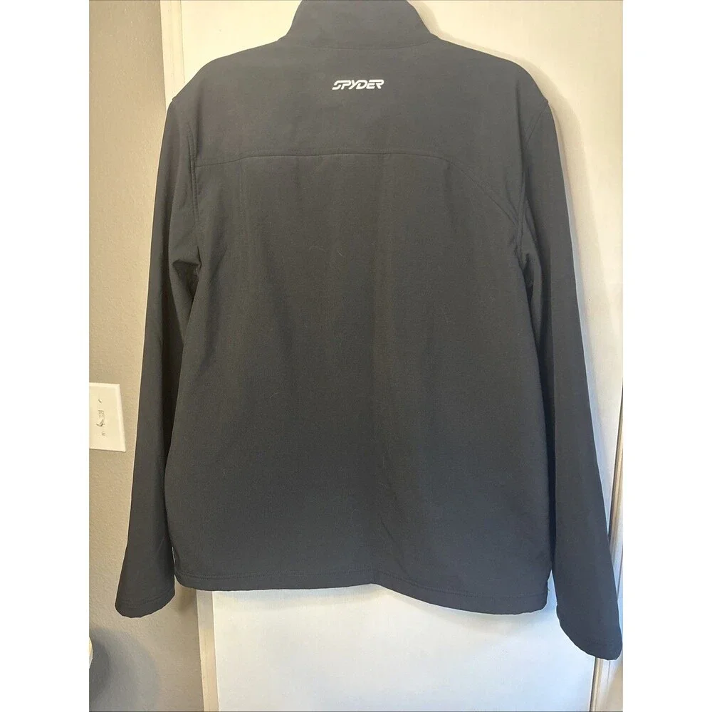 Spider TRANSPORT Soft Shell Jacket Full Zip Black Men’s Size Medium